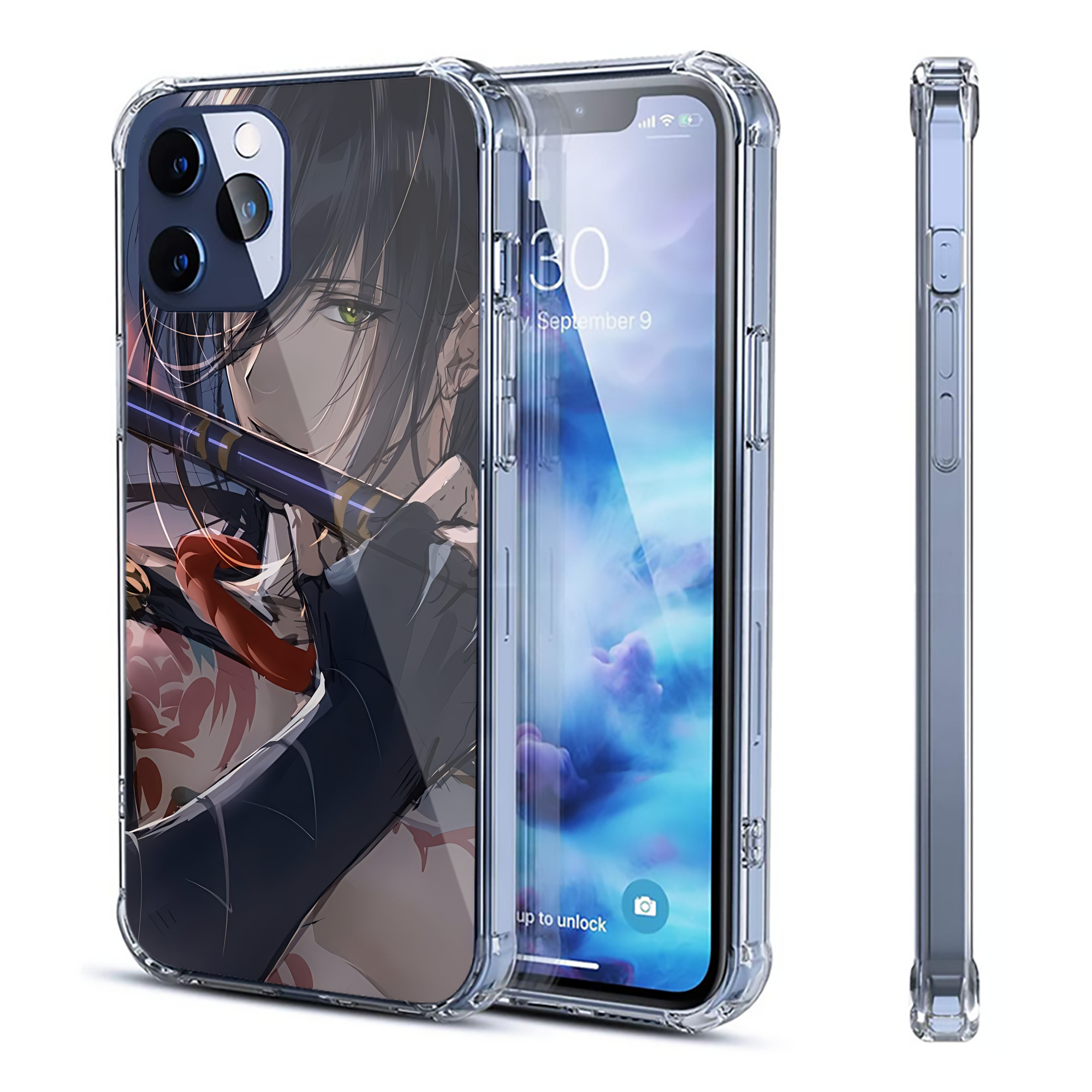 （画像用） 刀剣乱舞 Touken Ranbu 【iPhone 12シリーズ対応】透明スマホケース（クリアソフトケース）